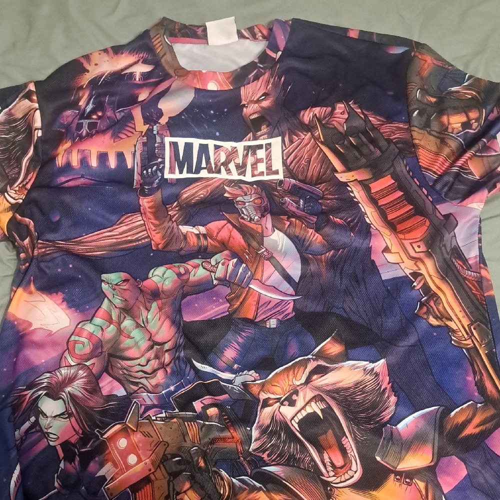 Marvel Guardians Graphic Tee with Bold Colors